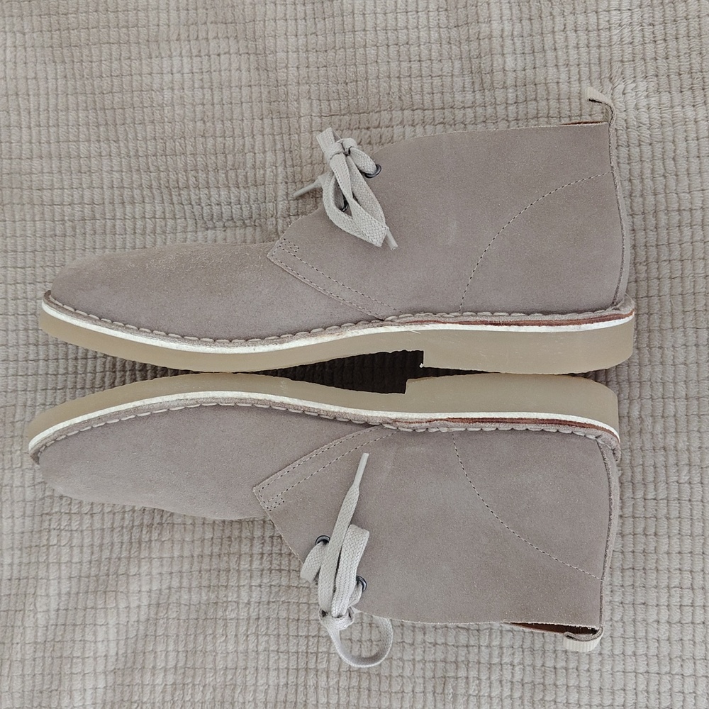Alpine Design Ortholite Taupe Suede‎ Ankle Chukka Loafer Boots Size 9.5